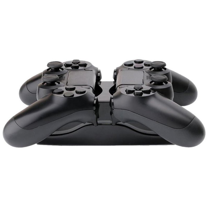 KlsyChry Dual Controller Charger Dock Station for PS4, Blue LED Charger Stand for PS4 Controller Dualshock 4 Charging Dock - Image 3